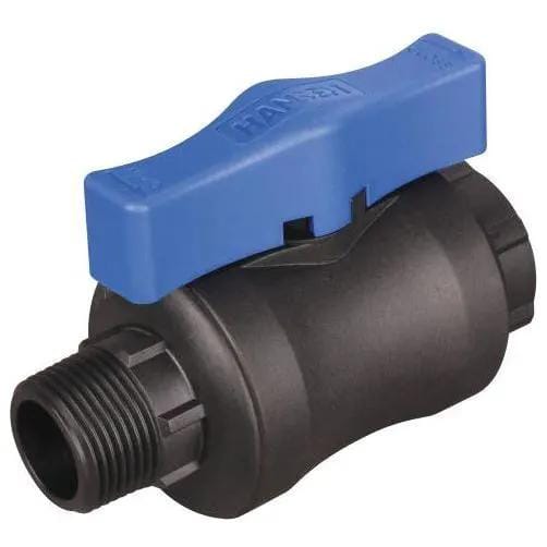 Hansen Full Flow Ball Valve – Blue Handle (Male/Female BSPT)