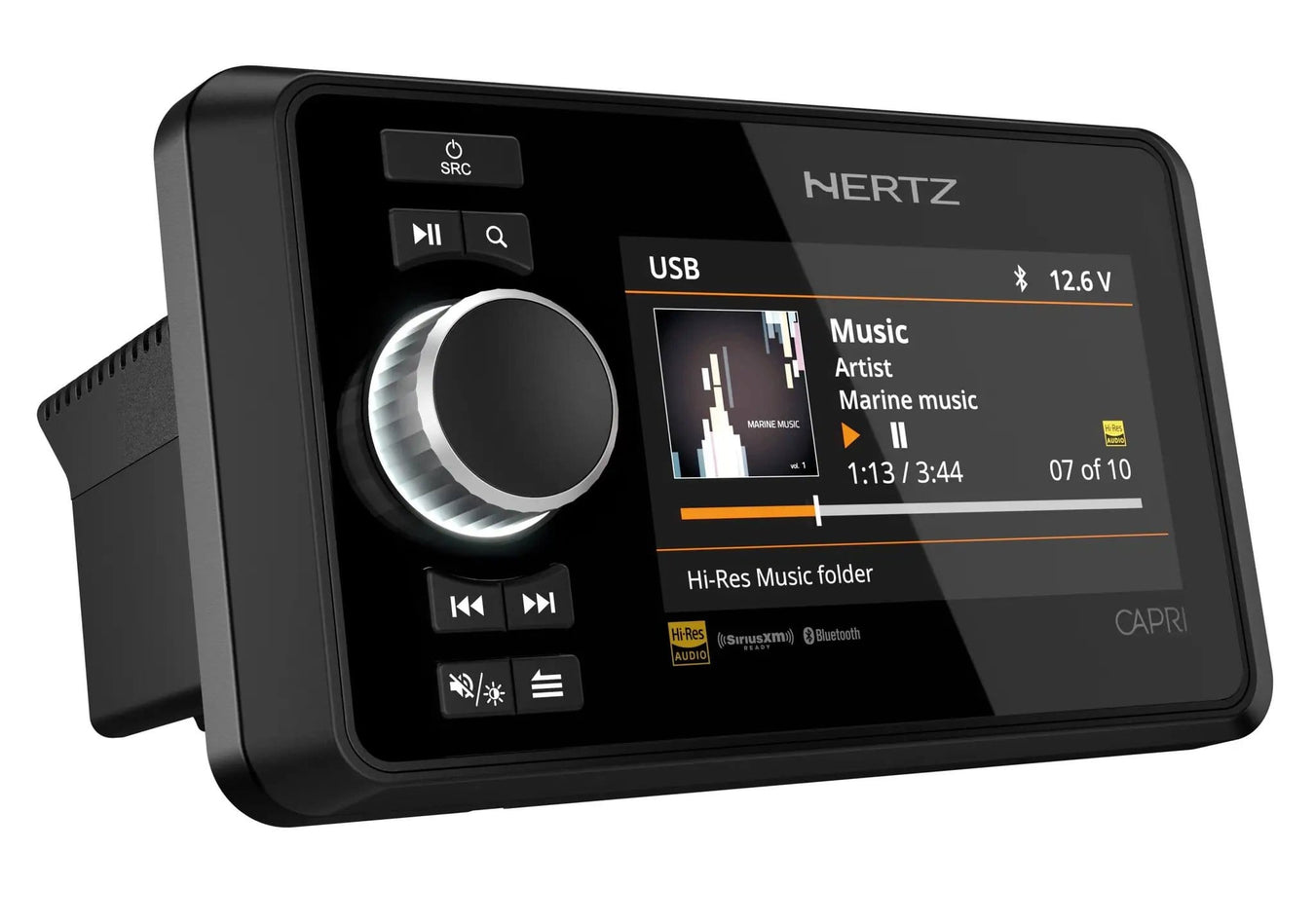Hertz Capri Hi End Marine Audio Source With USB Bluetooth