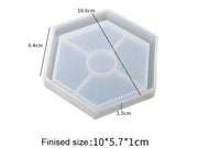 Holographics Coaster Moulds - Round/Square/Hexagonal – view 10