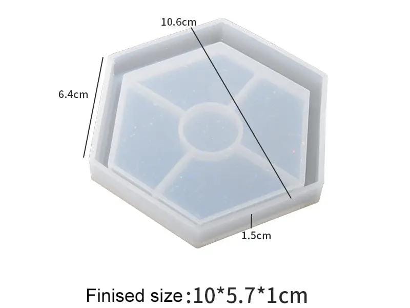 Holographics Coaster Moulds - Round/Square/Hexagonal – view 10