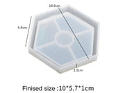 Holographics Coaster Moulds - Round/Square/Hexagonal – view 11