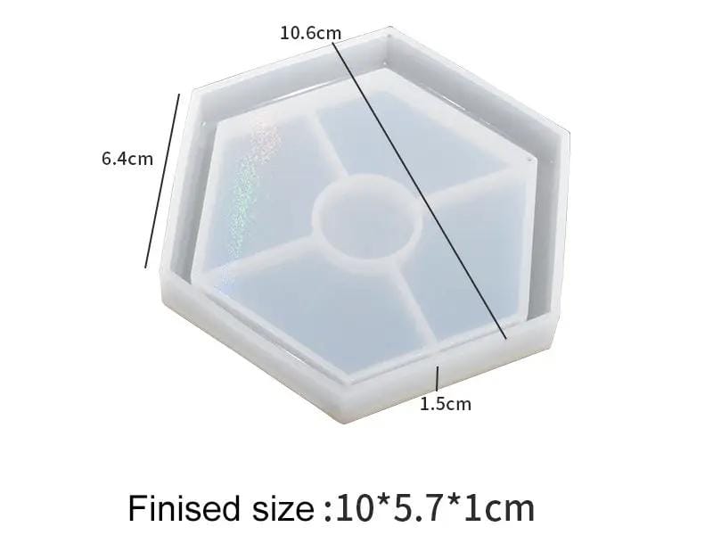 Holographics Coaster Moulds - Round/Square/Hexagonal – view 11