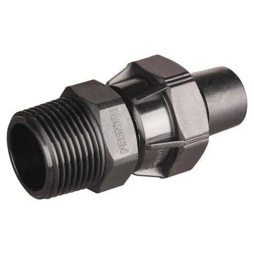 Hansen Easy Fit Male Straight Coupling – BSPT x Pipe