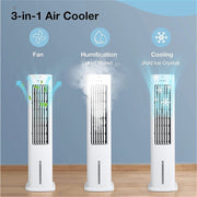 salelink.co.nz Midea Midea Tower Fan Cooler Remote Control 4.8L Water Tank Midea Tower Fan With 5L Water Tank Remote Control