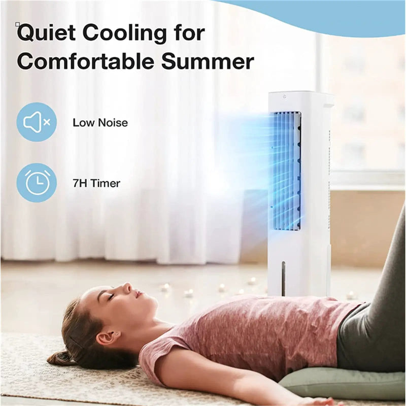 salelink.co.nz Midea Midea Tower Fan Cooler Remote Control 4.8L Water Tank Midea Tower Fan With 5L Water Tank Remote Control