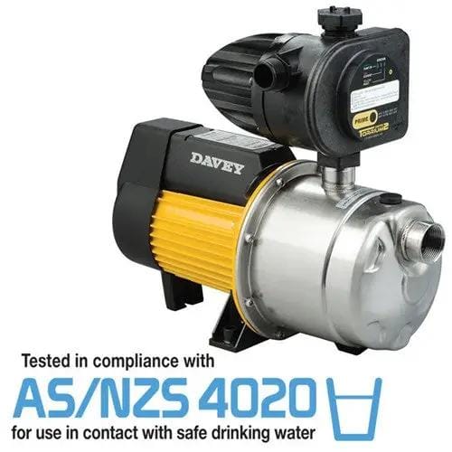 Davey HS Series Pump with Torrium2 Controller - High Pressure, Stainless Steel, Home Supply NZ – view 2