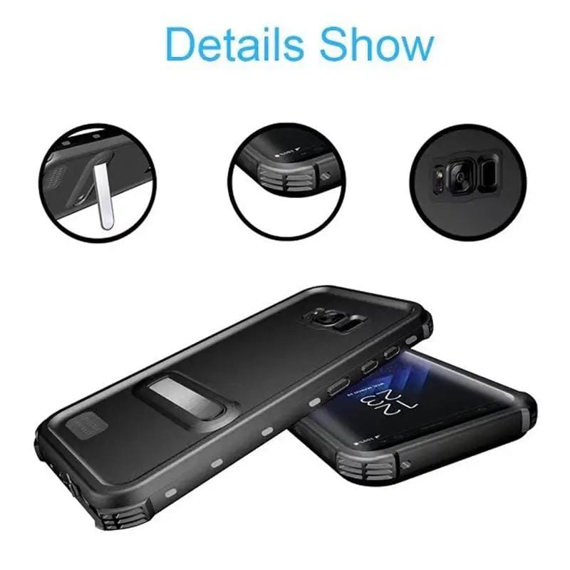 Samsung S8 Plus Waterproof Case With Kickstand And Fingerprint Access – view 4