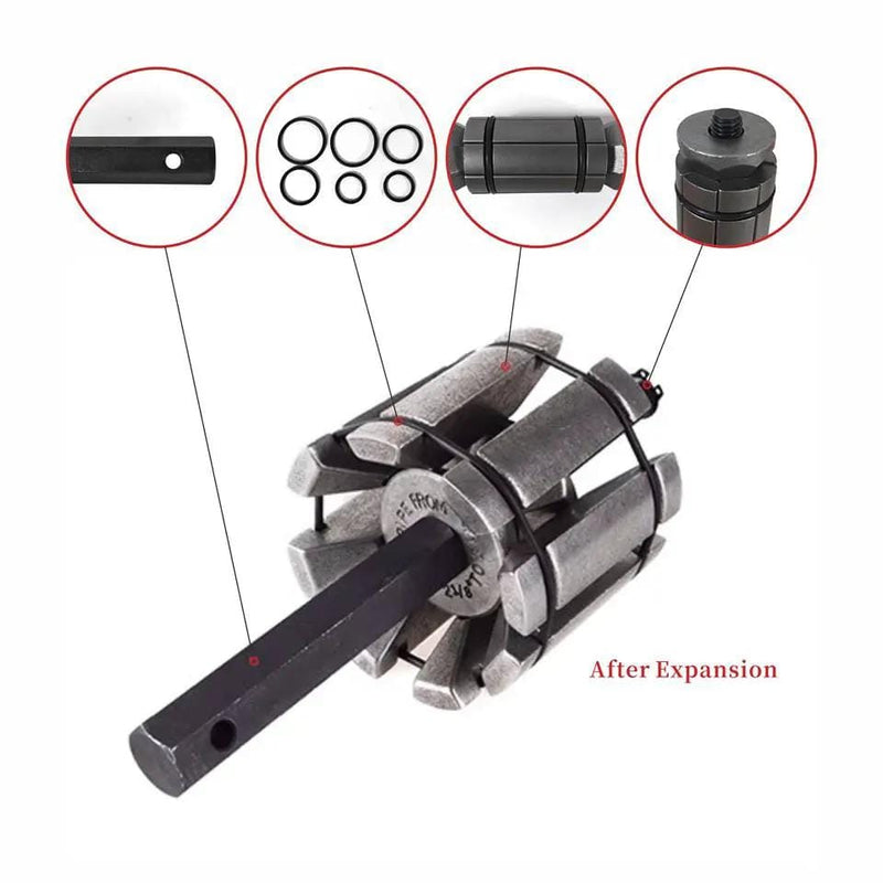 3 Piece Muffler Exhaust Expander Tail Pipe Set Dent Removal Tools – view 4