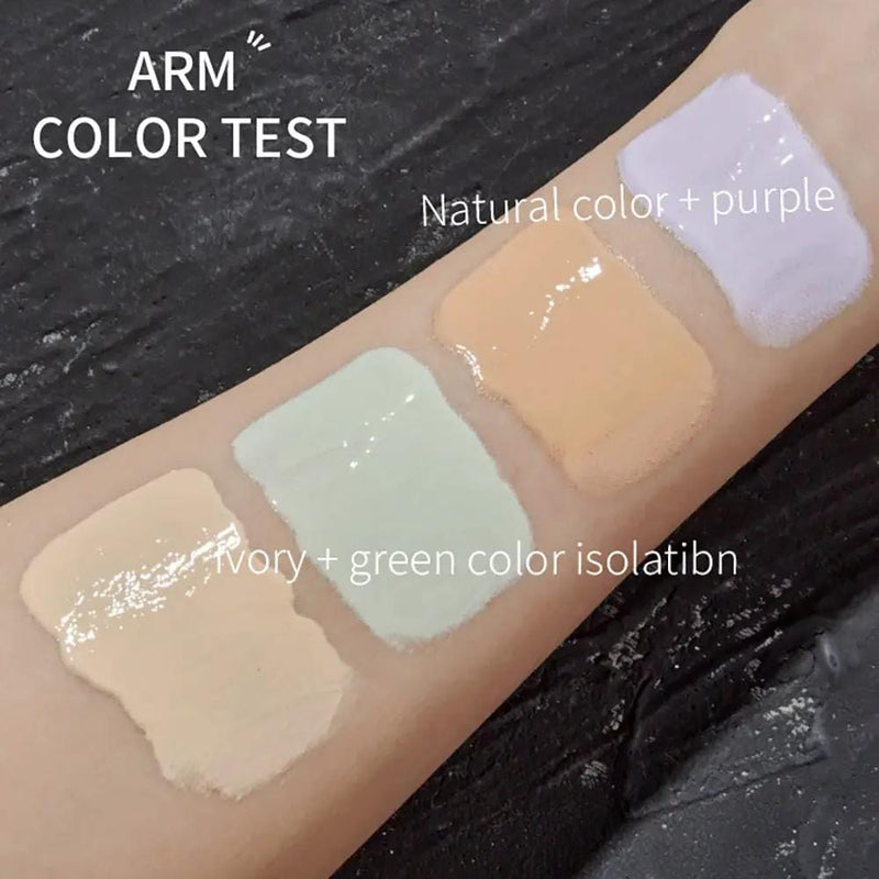 Poppy Gifts makeup 4-piece makeup kit BB cream & isolation base & loose powder & beauty sponge 4-piece makeup kit BB cream & isolation base & loose powder & beauty sponge