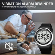 Deafquip Watch Hearkent Atomic Watch with Vibrating 8 Alarms Hearkent Atomic Watch with Vibrating 8 Alarms