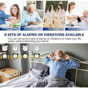 Deafquip Watch Hearkent Atomic Watch with Vibrating 8 Alarms Hearkent Atomic Watch with Vibrating 8 Alarms