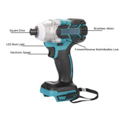 salelink.co.nz Unbranded 18V Cordless Impact Driver Fits Makita Battery 18V Cordless Impact Driver Fits Makita Battery - NZ