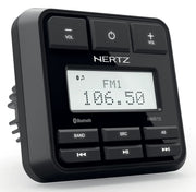 Hertz HMR 15 Marine Head Unit With Bluetooth And Compact Square Display – view 1