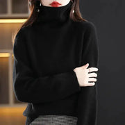 Women's 100% Merino Wool High Neck Sweater Top – view 5