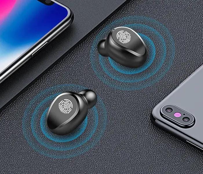 F9 Bluetooth Headphones with Touch Control and Battery Display – view 4