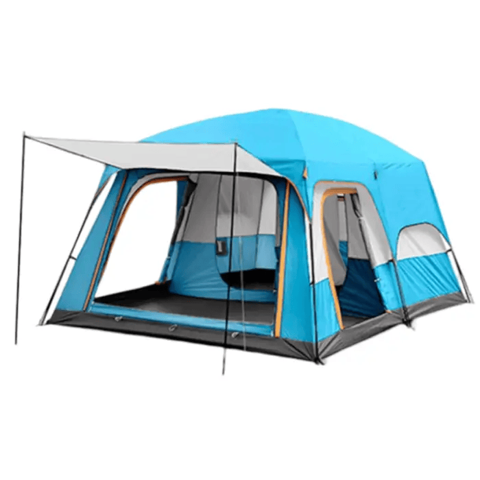 Camping Tent For 6-10persons 380x260x195cm Blue – view 1