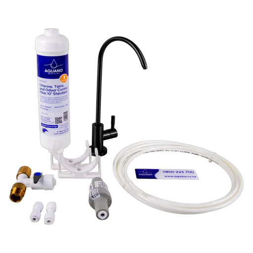 Aquano Inline Under-Sink Water Filter Tap Kit - 1 Micron, Chlorine & Lead Reduction NZ – view 2