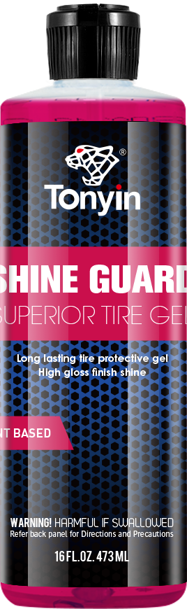 TONYIN SHINE GUARD SUPERIOR HIGH GLOSS TYRE GEL 500ML (SOLVENT BASED) by Racing Pro NZ Ltd