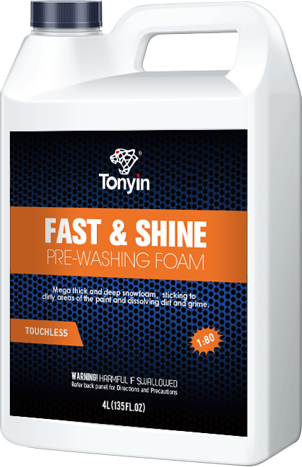 TONYIN FAST & SHINE PRE-WASHING FOAM 4L (TOUCHLESS 1:50-1:80) by Racing Pro NZ Ltd