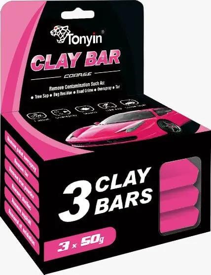 Racing Pro NZ Ltd TONYIN CLAY BAR (3X50g) (COARSE) TONYIN CLAY BAR (3X50g) (COARSE)