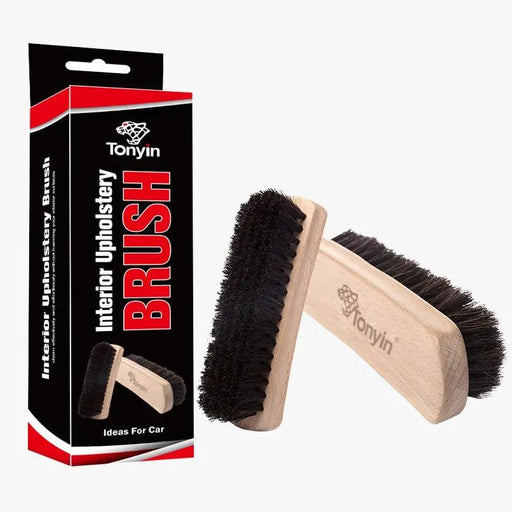 Racing Pro NZ Ltd TONYIN INTERIOR UPHOLSTERY BRUSH (LENGTH: 6.8 INCHES, WIDTH: 2 INCHES. MATERIAL 100% HORSEHAIR) TONYIN INTERIOR UPHOLSTERY BRUSH (LENGTH: 6.8 INCHES, WIDTH: 2 INCHES. MATERIAL 100% HORSEHAIR)
