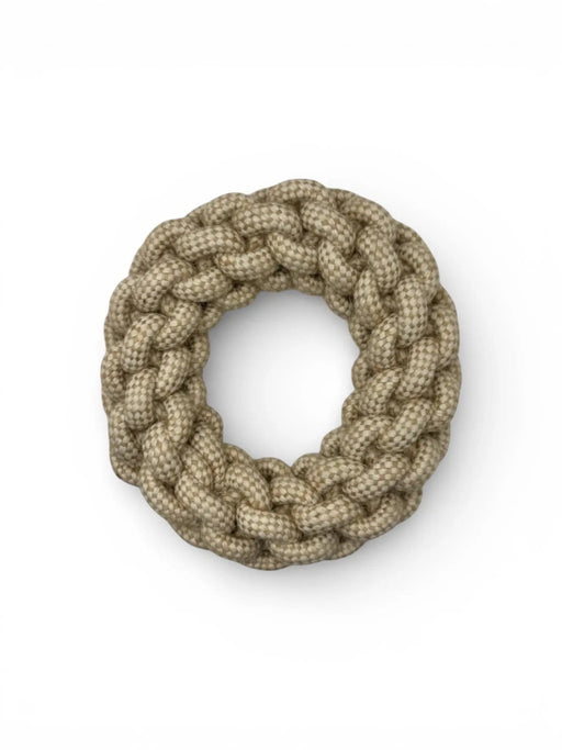 DogTreatNZ Durable Rope Ring Dog Toy For Tugging Chewing And Fetch Durable Rope Ring Dog Toy for Tugging and Fetch
