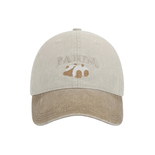 URBA VISTA Light Khaki Panda Baseball Cap Light Khaki Panda Baseball Cap