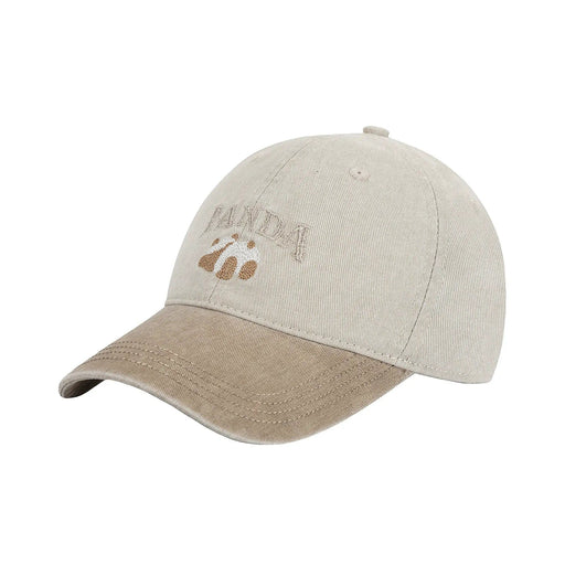 URBA VISTA Light Khaki Panda Baseball Cap Light Khaki Panda Baseball Cap