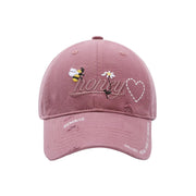 URBA VISTA Honey Pink Baseball Cap Honey Pink Baseball Cap