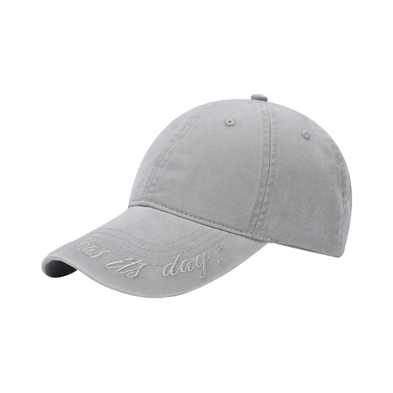 URBA VISTA Light Grey Minimal Baseball Cap Light Grey Minimal Baseball Cap
