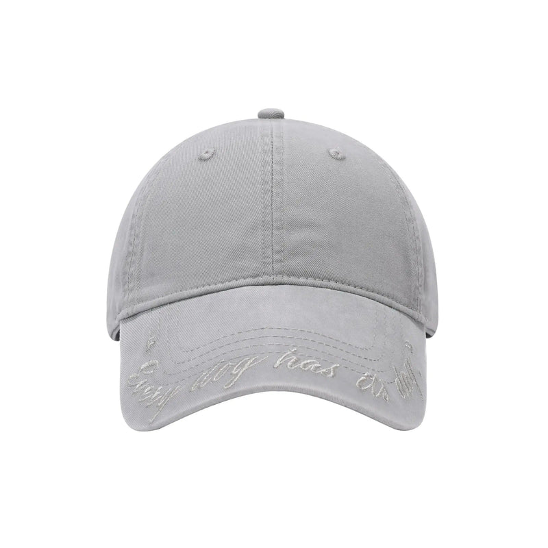 URBA VISTA Light Grey Minimal Baseball Cap Light Grey Minimal Baseball Cap