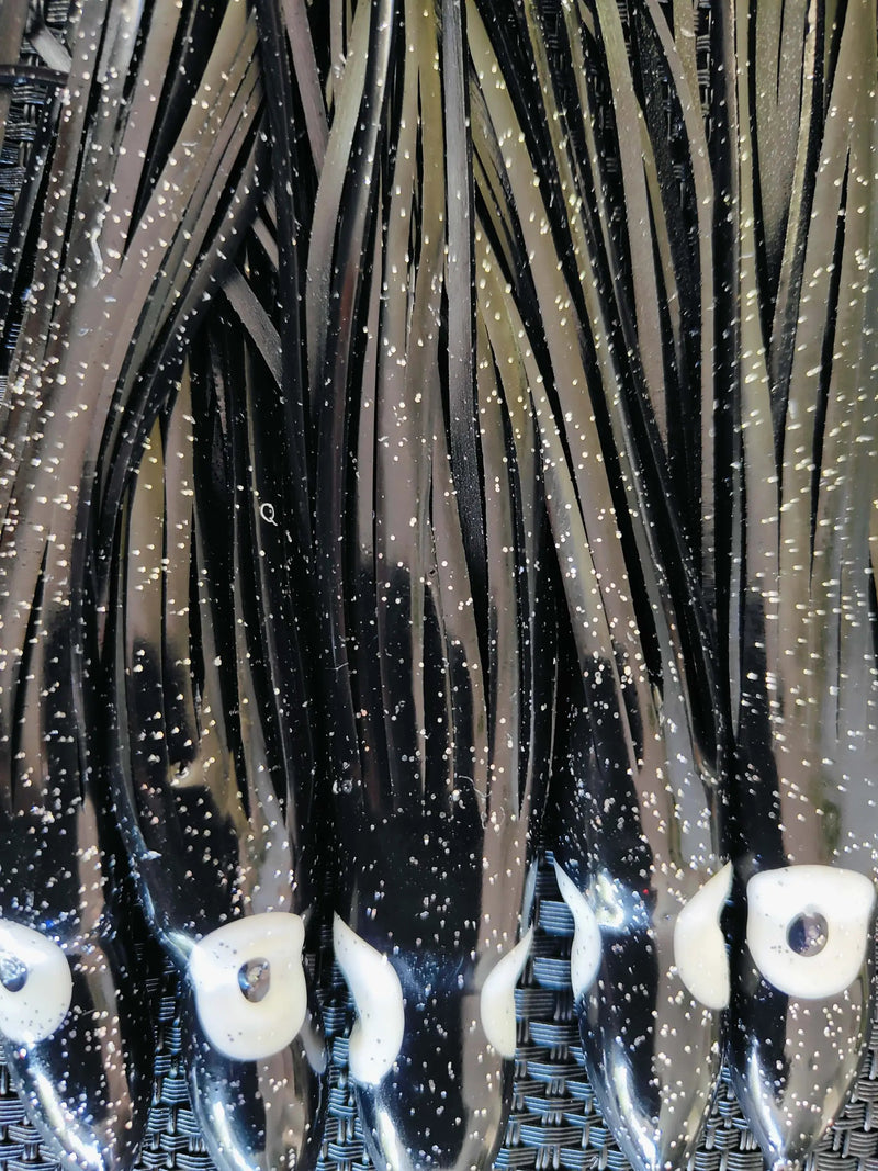 Action Outdoors Lures Black Octopus Skirts - 150mm 5pcs Black Octopus Skirts - 150mm 5pcs | Action Outdoors NZ