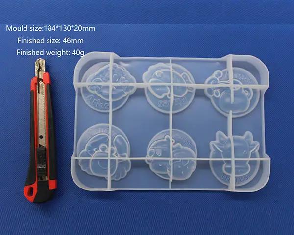 Resin Art NZ Moulds Zodiac / Horoscopes Silicone Mould - 02 Zodiac / Horoscopes Silicone Mould - 02 | NZ