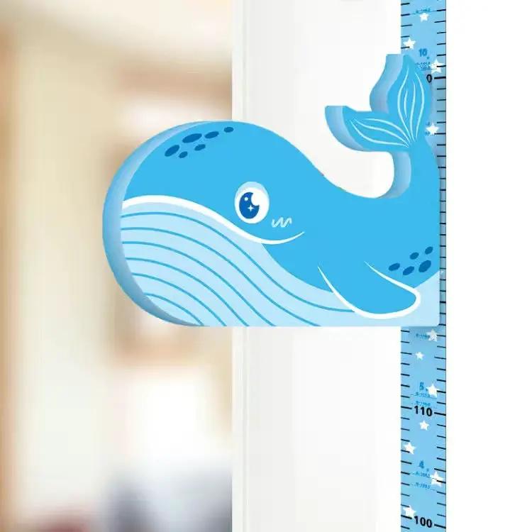 Whale Height Chart Wall Sticker For Nursery And Kids Room Decor Removable – view 2