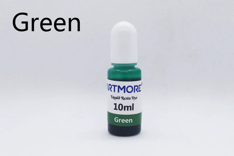 Liquid Epoxy Resin Dye Translucent Colour - 10ml each - Apple Green – view 10
