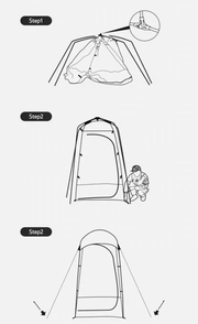 salelink.co.nz Unbranded Camping Shower Tent Camping Shower Tent (LM1353) | Action Outdoors NZ