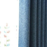 Kiwi Grab Kiwi Grab One pair of Readymade Curtains blockout drapes Blue- 8 sizes One pair of Readymade Curtains blockout drapes Blue- 8 sizes