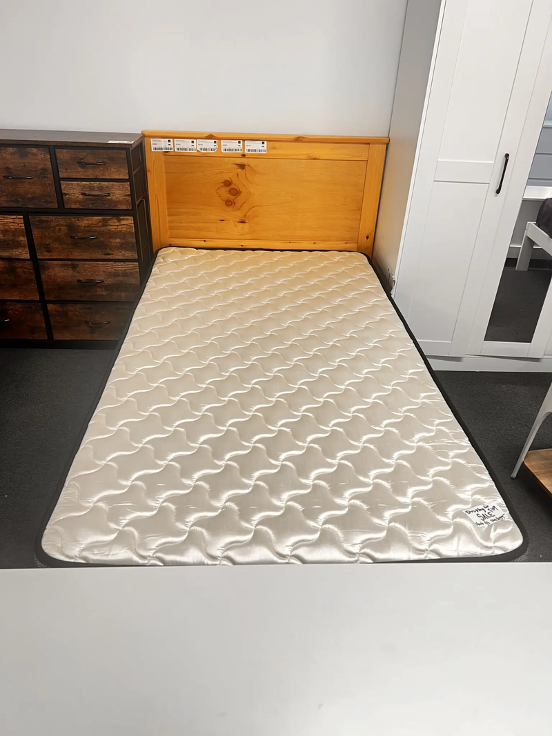 sue-e furniture Bed frames & bases 'Metro' Solid Pine Bed Frame Honey King Single 'Metro' Solid Pine Bed Frame Honey King Single