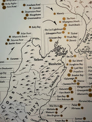Moana SUP and Surf Surfing Guide Book NZ Surf Quest Map NZ Surf Quest Map