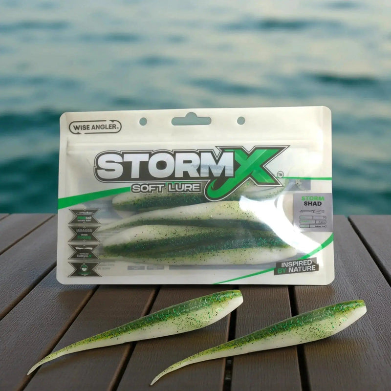 WISE ANGLER Soft Lure StormX Storm Shad 7 Inch Floating Soft Lure For Big Fish StormX Storm Shad 7 Inch Floating Soft Lure