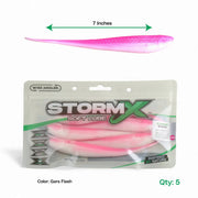 WISE ANGLER Soft Lure StormX™ Storm Shad 7" Soft Lure StormX Storm Shad 7 Inch Floating Soft Lure Glow