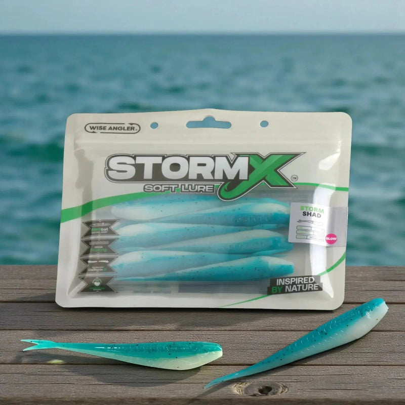 WISE ANGLER Soft Lure StormX™ Storm Shad 5" Soft Lure StormX Storm Shad 5 Inch Floating Soft Lure