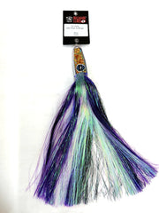 Black Pete Lure 12 inch POG Bullet Flash and Wing Black Pete 12 Inch POG Bullet Lure Marlin And Tuna