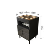 sue-e furniture Bedside Table 'Nicola' Smart Bedside Table with Intelligent Wireless Charging (USB-C Port DOES NOT WORK!) 'Nicola' Smart Bedside Table with Intelligent Wireless Charging (USB-C Port DOES NOT WORK!)