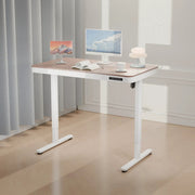 sue-e furniture Computer Desk ErgoLift Single Motor Sit Stand Desk with Drawer Maple 1.2m ErgoLift Single Motor Sit Stand Desk with Drawer Maple 1.2m