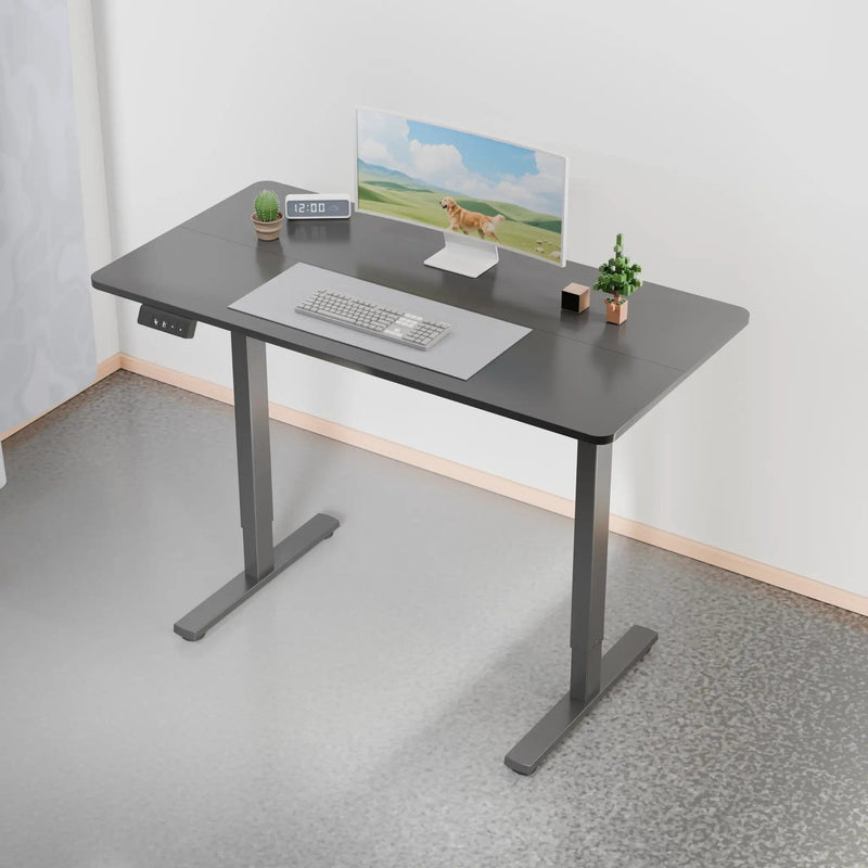 sue-e furniture Computer Desk Electra Ergo Single Motor Sit Stand Desk Black 1.4m Electra Ergo Single Motor Sit Stand Desk Black 1.4m