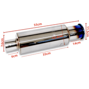 salelink.co.nz Unbranded Car Exhaust Pipe (LM662 (2)) Car Exhaust Pipe (LM662 (2)) | Action Outdoors NZ