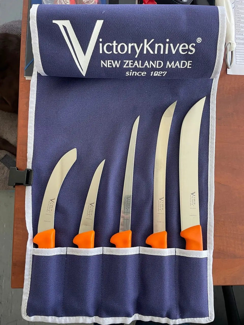 High Vis Hunting and Fishing Knife Set – view 2