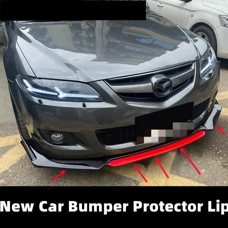 Car Body Spoiler Splitter Kit Bumper Protector Lip – view 2
