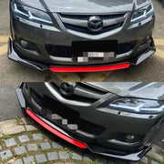 Car Body Spoiler Splitter Kit Bumper Protector Lip – view 3